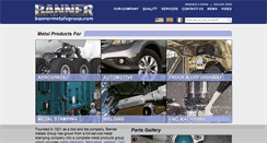 Desktop Screenshot of bannermetalsgroup.com
